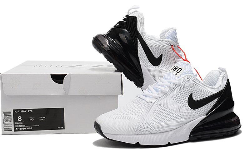 Men Nike Air Max 180 White Black